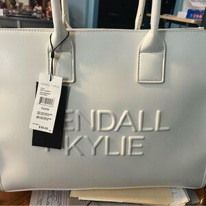 White Kendal and Kylie bag